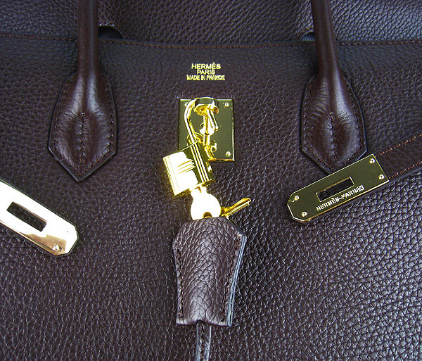 Replica Hermes Birkin 40CM Togo Bag Dark Coffee 6099 Online